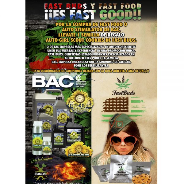 BAC Fast Food Auto Stimulator Girl Cookies Fast Bud 2 PROMO.03 1blg 7r