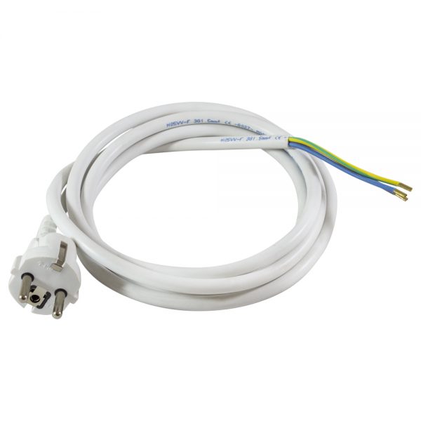 Cable Clavija Inyectada IEC 2mts ILUM.004