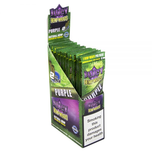 Juicy Hemp Wraps2 Purple 2x25 PPF.971 PURPLE 0k5s pa