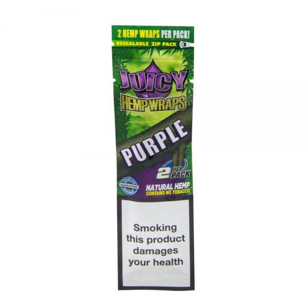 Juicy Hemp Wraps Purple 2x25 2 PPF.971 PURPLE