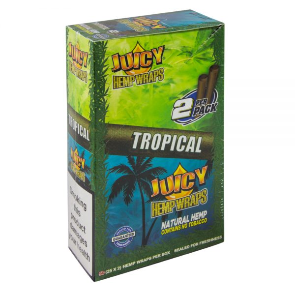 Juicy Hemp Wraps tropical 2x25 PPF.971 TROPIC