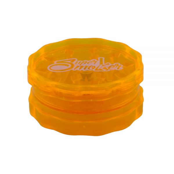 Super Smoker Grinder Pocket Mini 2partes Logo Naranja PPF.203 PLAS 46