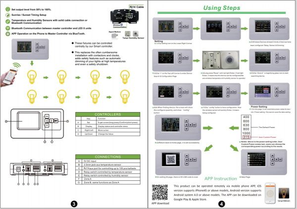 platinum smart controller control luminaria platinum horticulture instrucciones 2