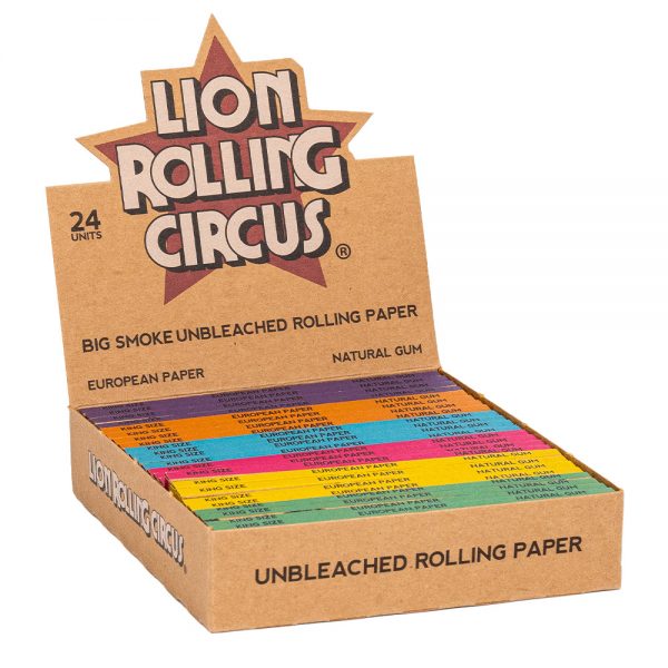 Papel Brown King SIze Lion Rolling Circus 24x33 PPF.1140 KS