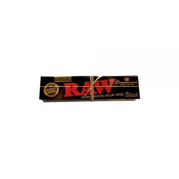 Raw Black Connoisseur King Size Slim 50 unid PPF.1040 KS 1